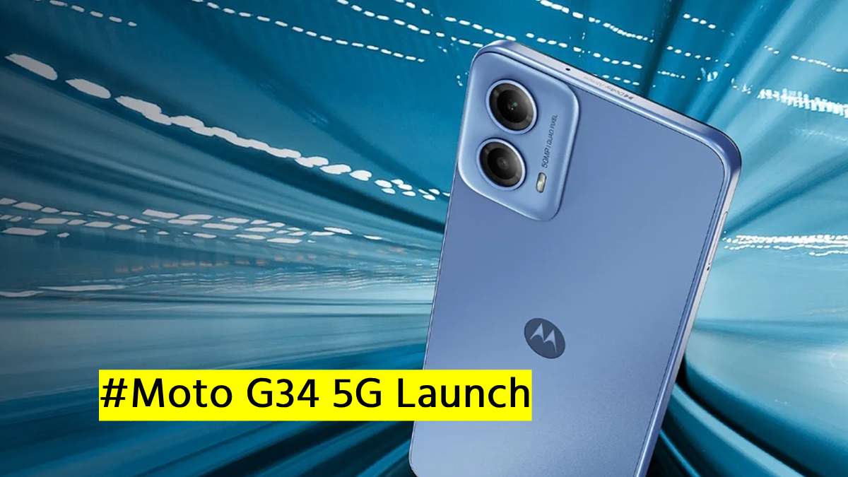 Moto G34 5G Launch